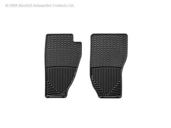 WeatherTech W10 Front Rubber Mats Black