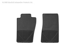 WeatherTech W11 Front Rubber Mats Black