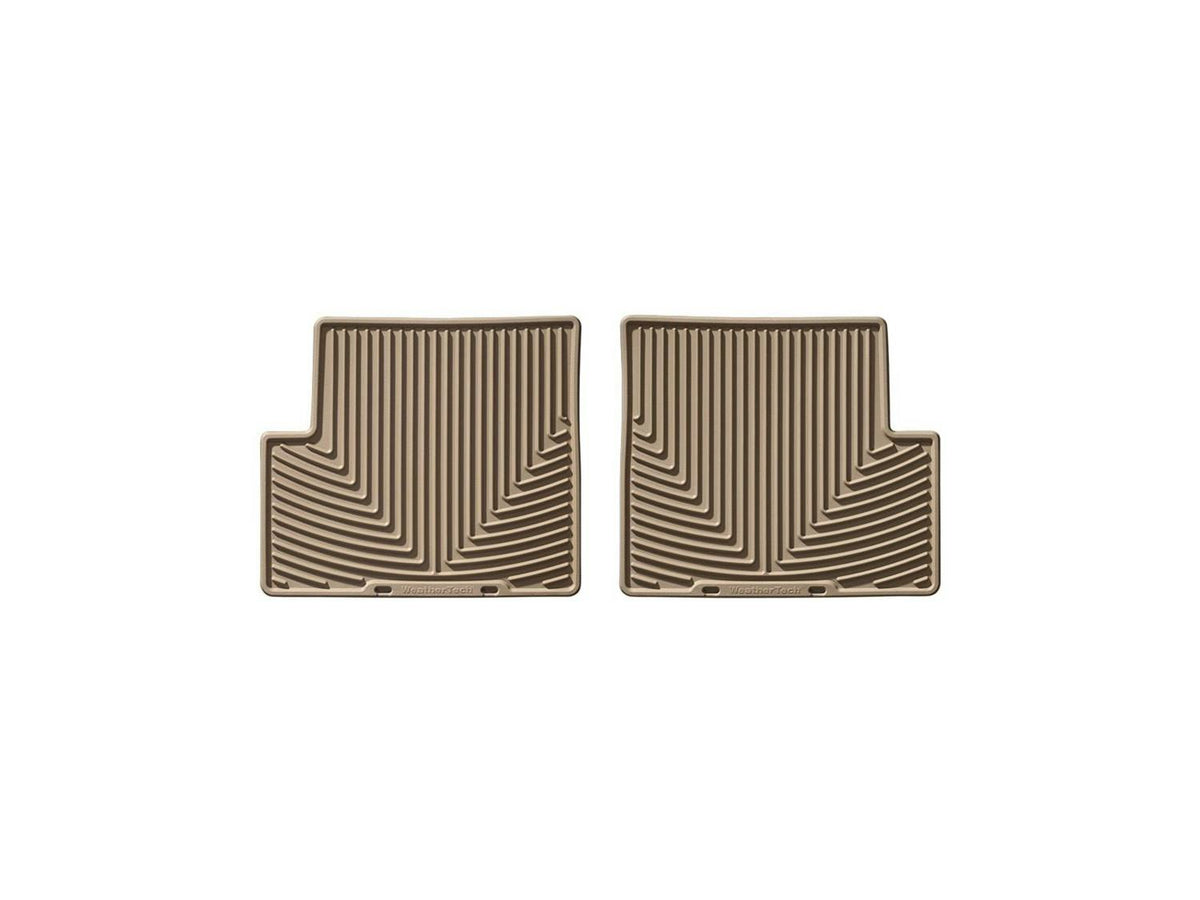 WeatherTech W125TN Rear Rubber Mats Tan
