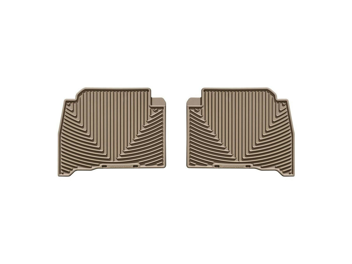 WeatherTech W127TN Rear Rubber Mats Tan