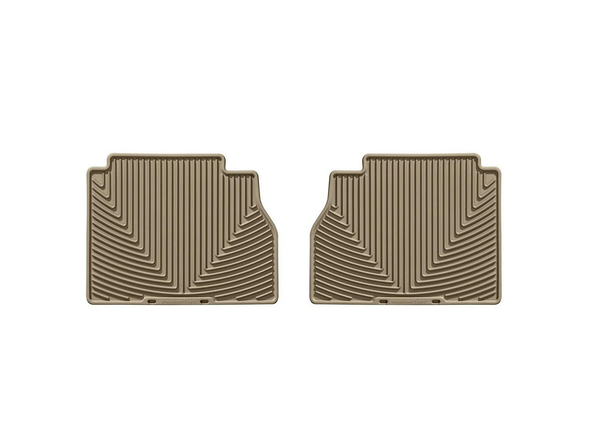WeatherTech W140TN Rear Rubber Mats Tan