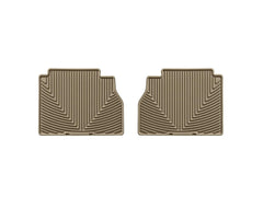 WeatherTech W140TN Rear Rubber Mats Tan