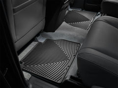 WeatherTech W140 Rear Rubber Mats Black