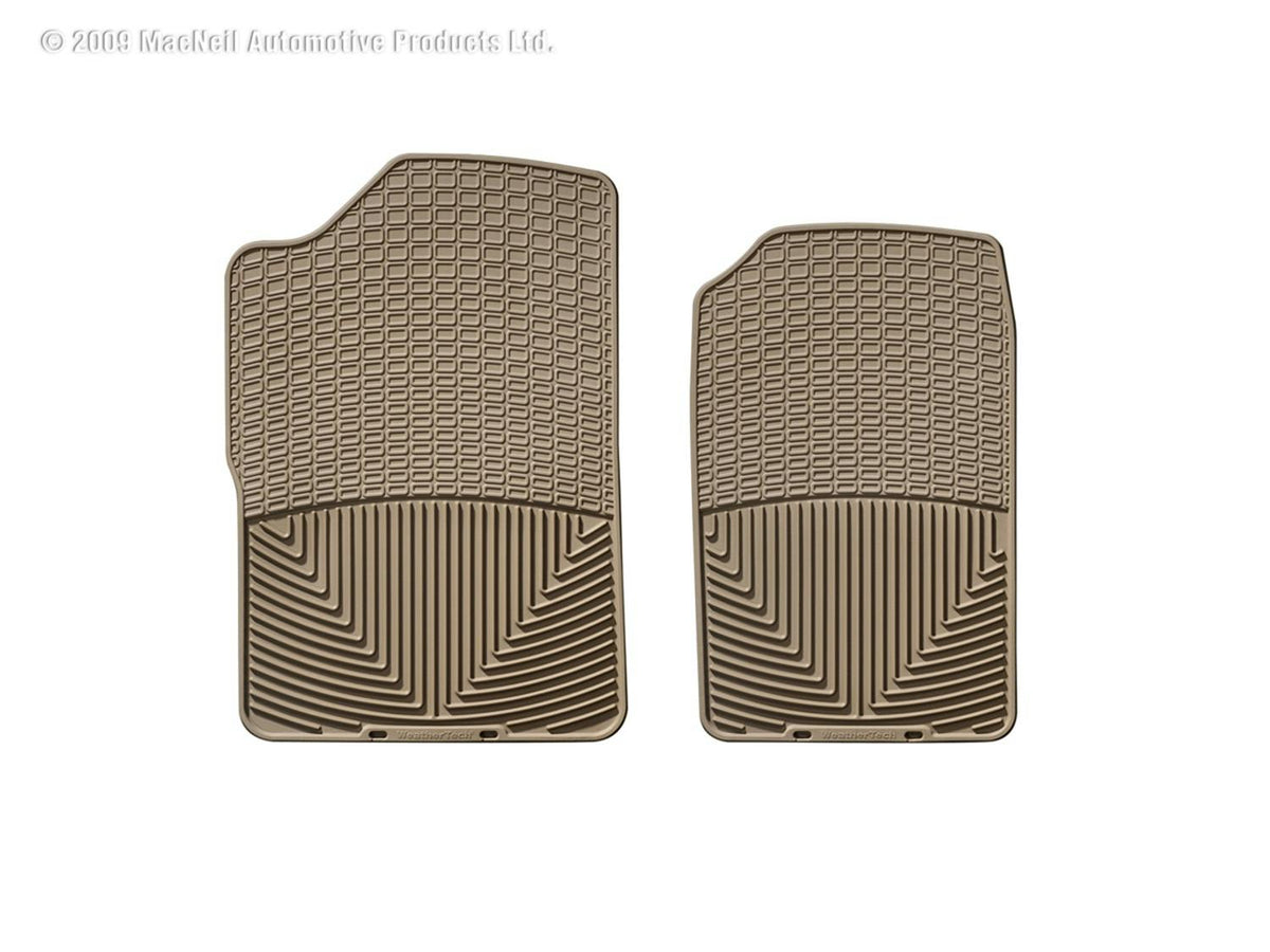 WeatherTech W14TN Front Rubber Mats Tan