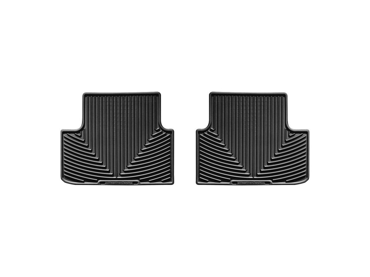 WeatherTech W198 Rear Rubber Mats Black