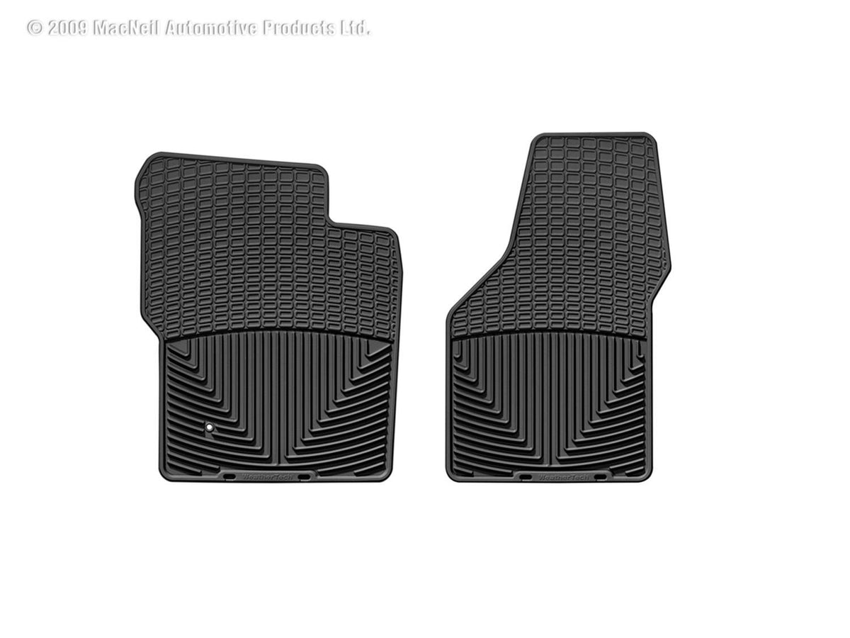 WeatherTech W19 Front Rubber Mats Black