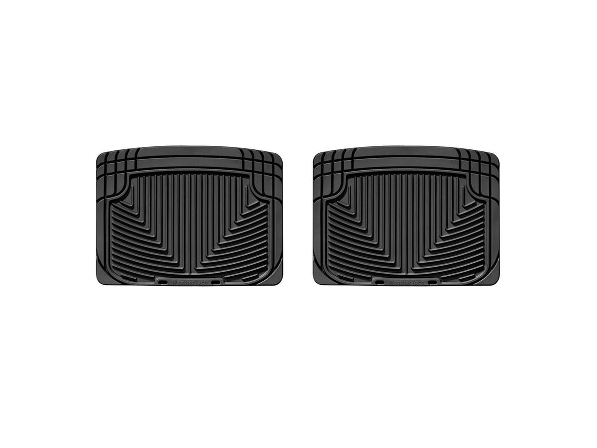 WeatherTech W20 Rear Rubber Mats Black