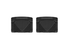 WeatherTech W20 Rear Rubber Mats Black