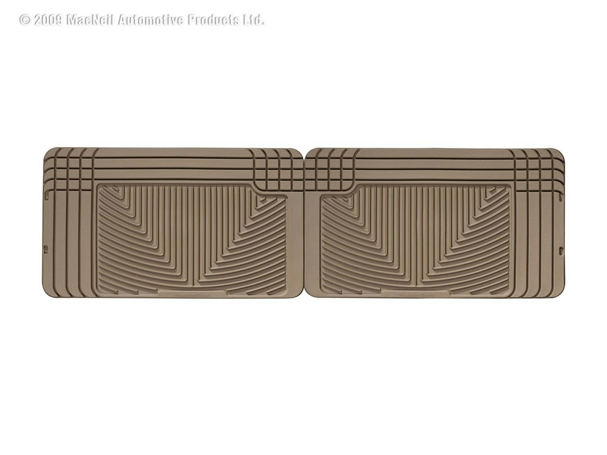 WeatherTech W25TN Rear Rubber Mats Tan