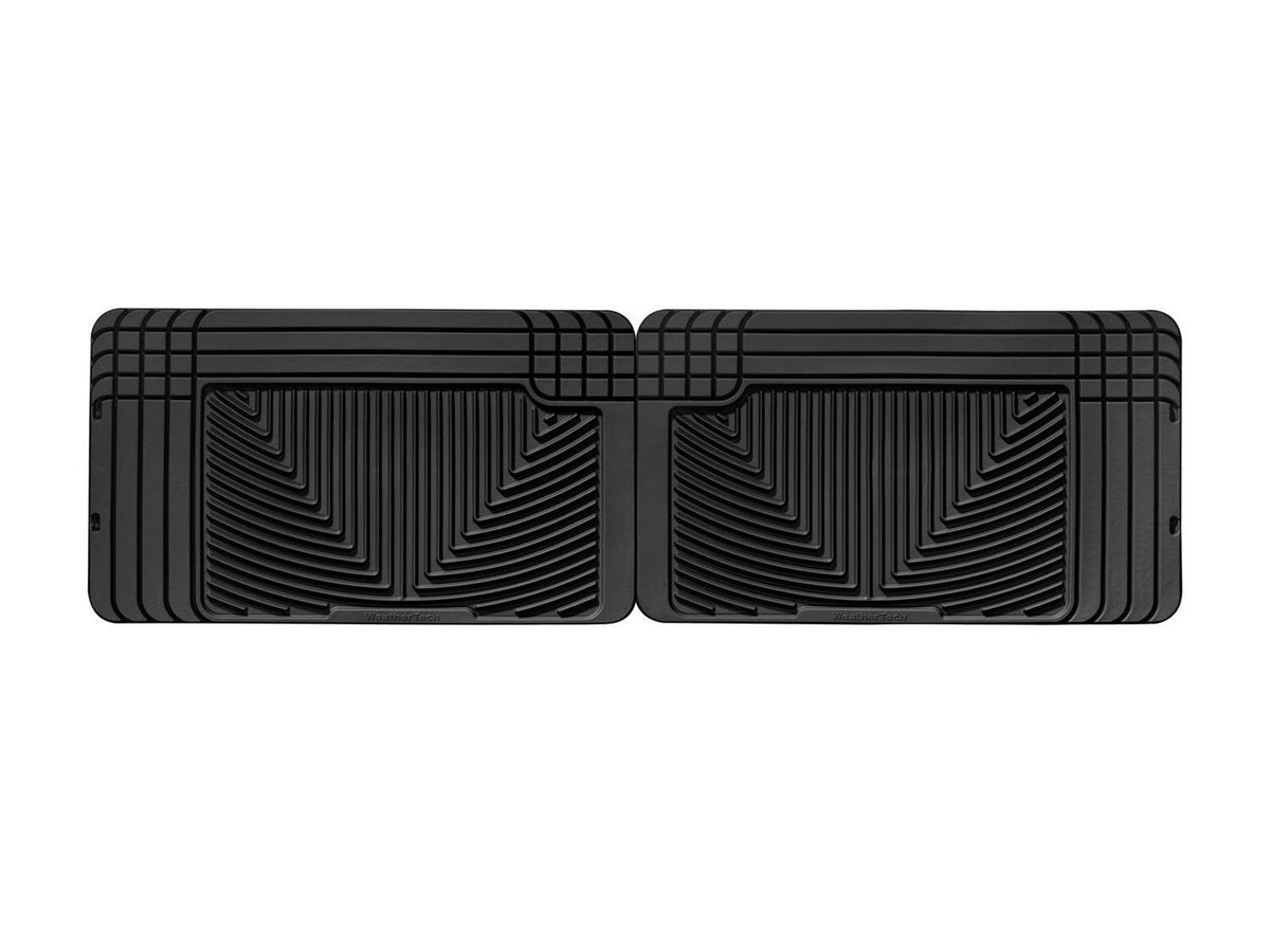 WeatherTech W25 Rear Rubber Mats Black