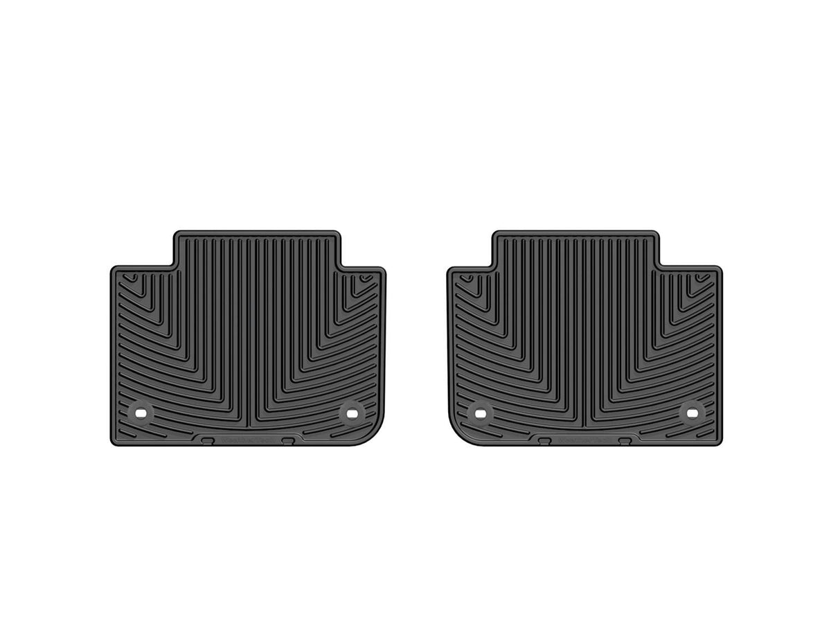 WeatherTech W280 Rear Rubber Mats Black