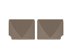 WeatherTech W281TN Rear Rubber Mats Tan