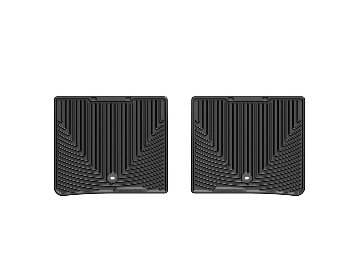 WeatherTech W290 Rear Rubber Mats Black