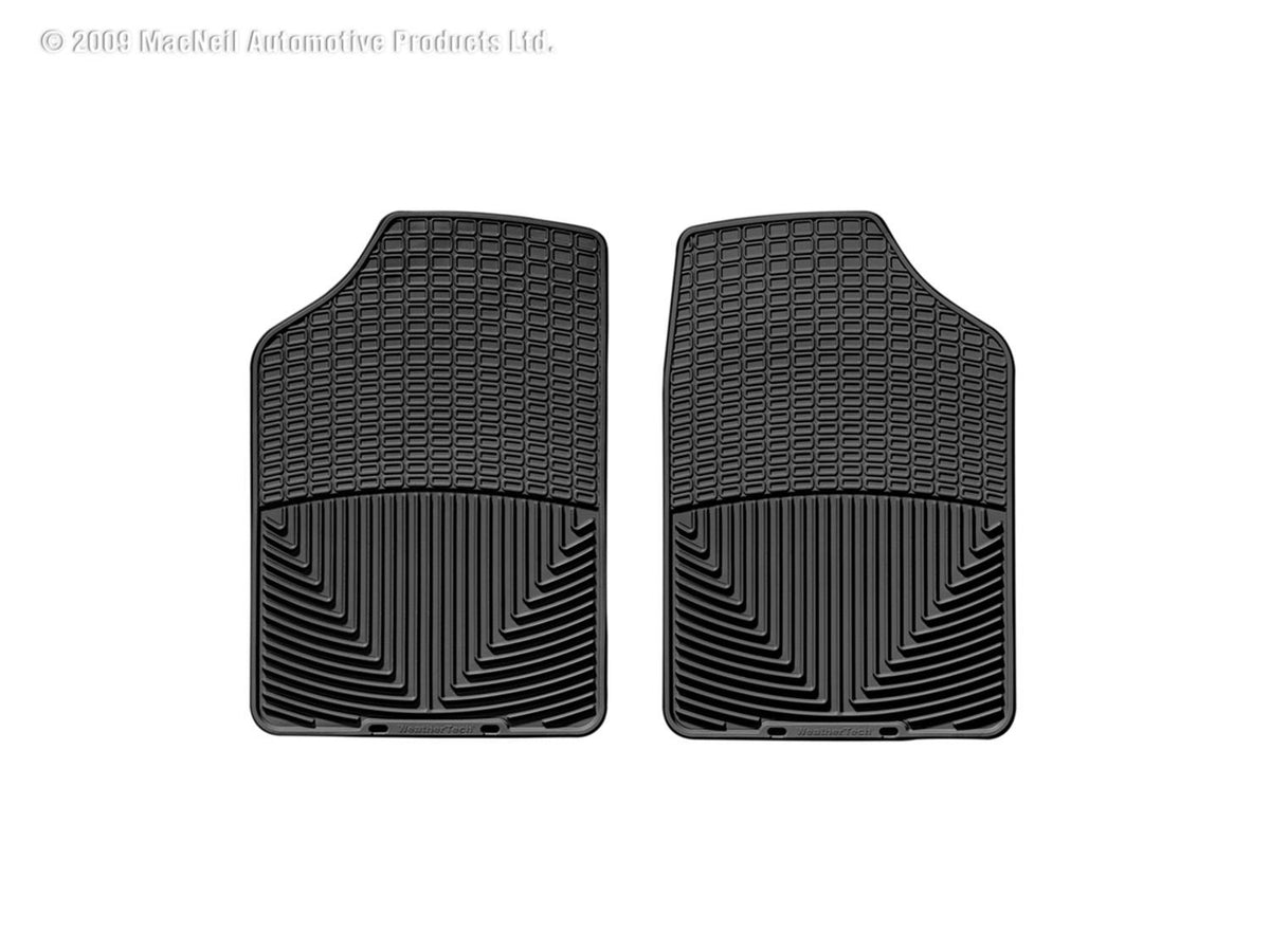 WeatherTech W2 Front Rubber Mats Black