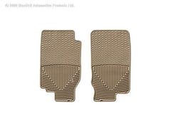 WeatherTech W30TN Front Rubber Mats Tan