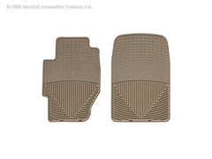 WeatherTech W34TN Front Rubber Mats Tan