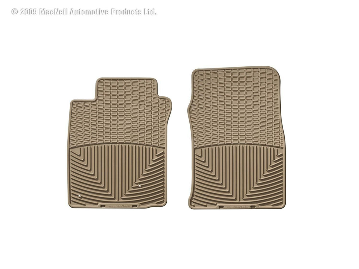 WeatherTech W39TN Front Rubber Mats Tan