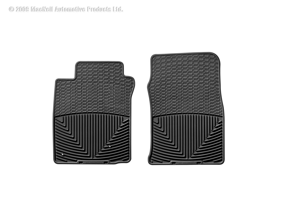 WeatherTech W39 Front Rubber Mats Black