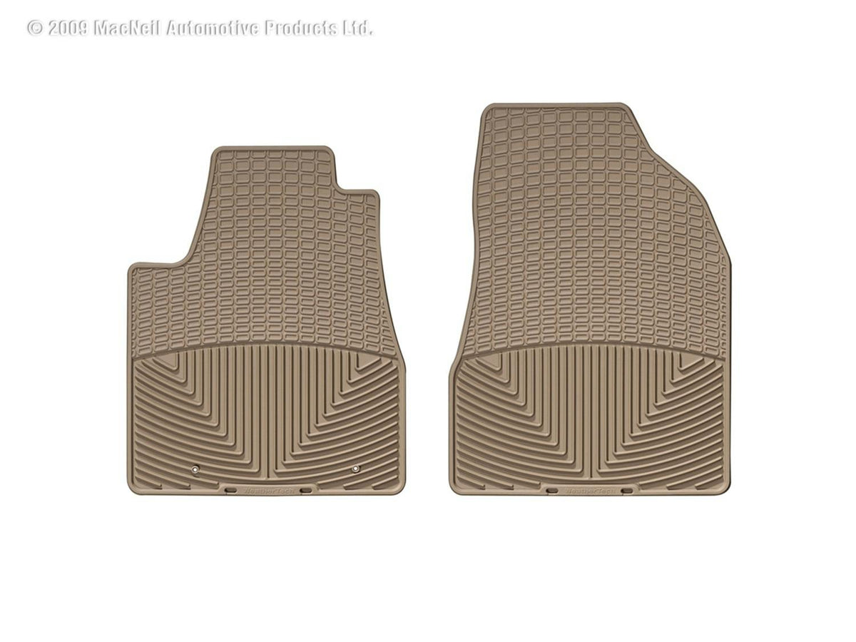 WeatherTech W40TN Front Rubber Mats Tan