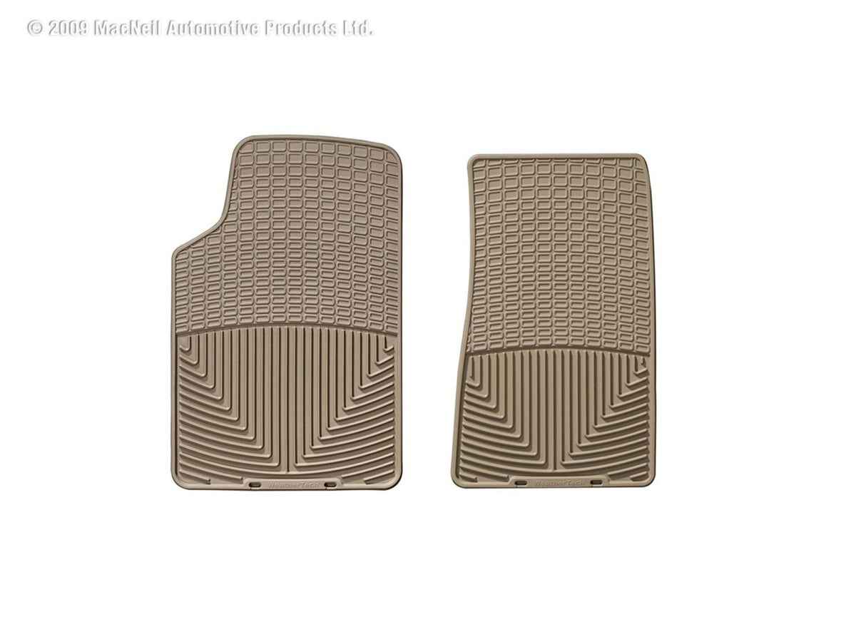 WeatherTech W47TN Front Rubber Mats Tan