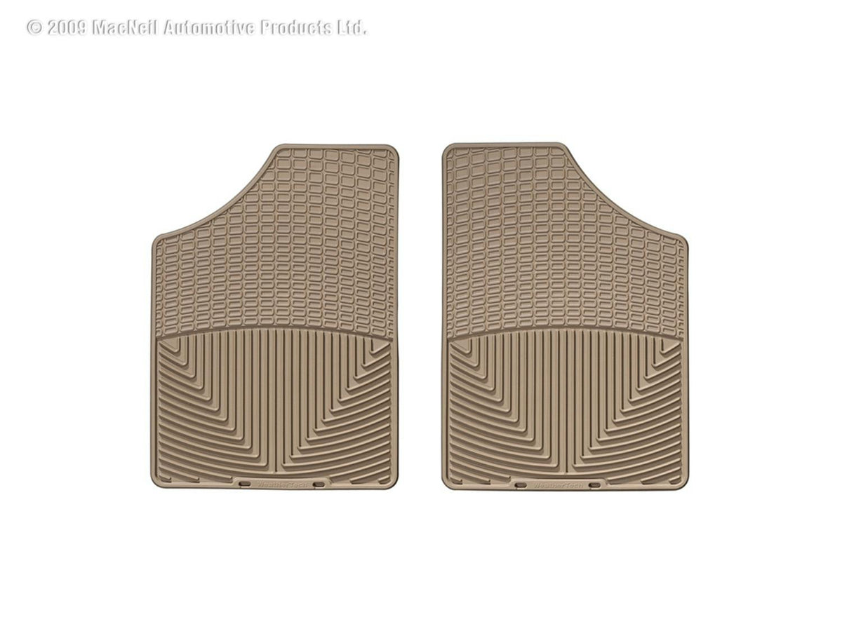 WeatherTech W4TN Front Rubber Mats Tan