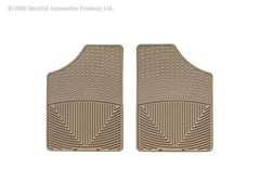 WeatherTech W4TN Front Rubber Mats Tan