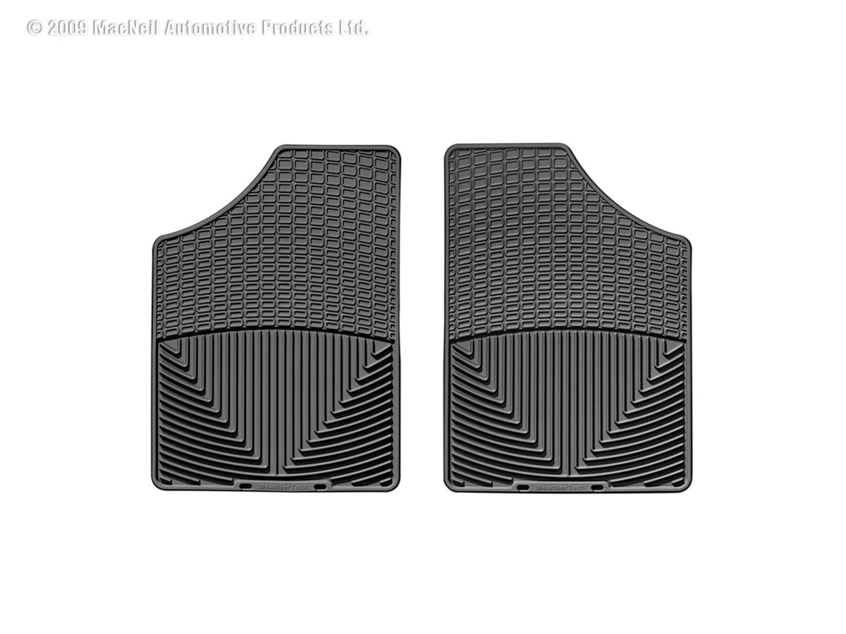 WeatherTech W4 Front Rubber Mats Black