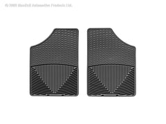 WeatherTech W4 Front Rubber Mats Black