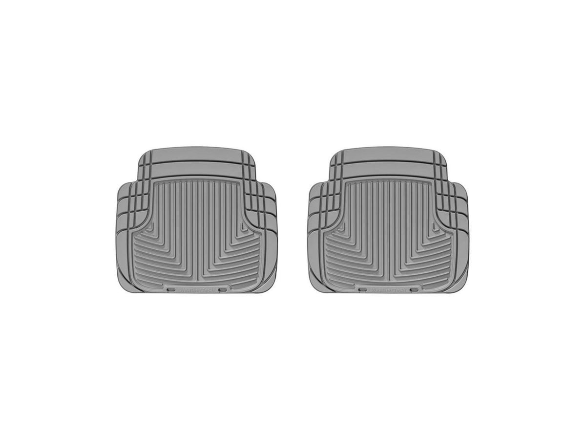 WeatherTech W50GR Rear Rubber Mats Grey
