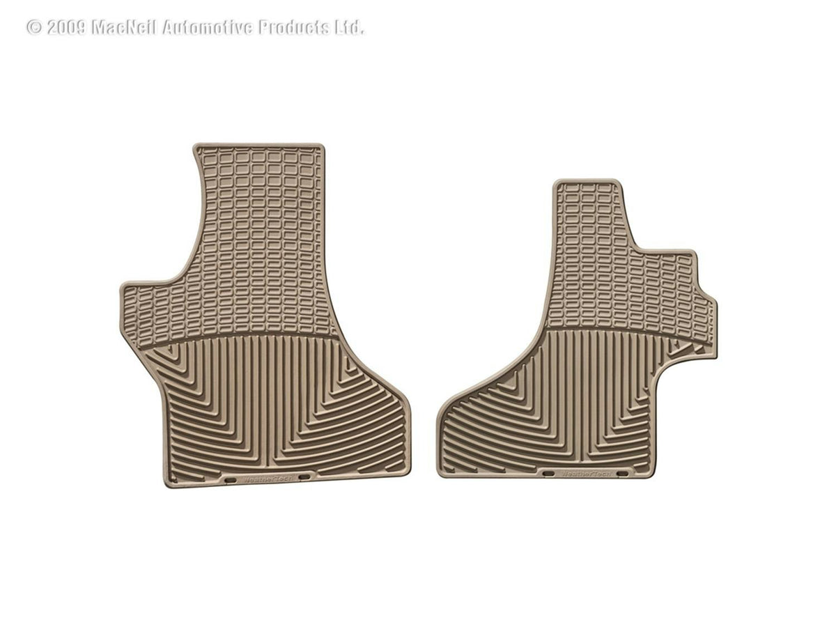 WeatherTech W51TN Front Rubber Mats Tan