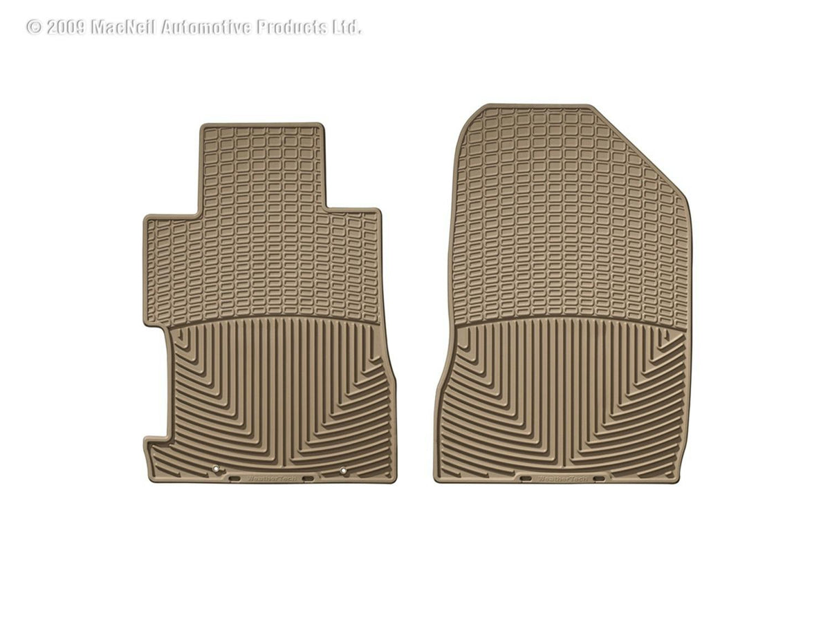 WeatherTech W65TN Front Rubber Mats Tan