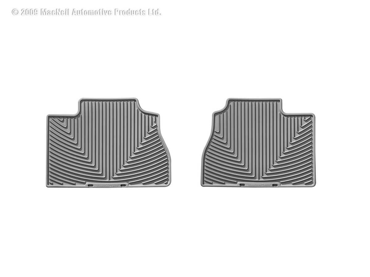 WeatherTech W70GR Rear Rubber Mats Grey