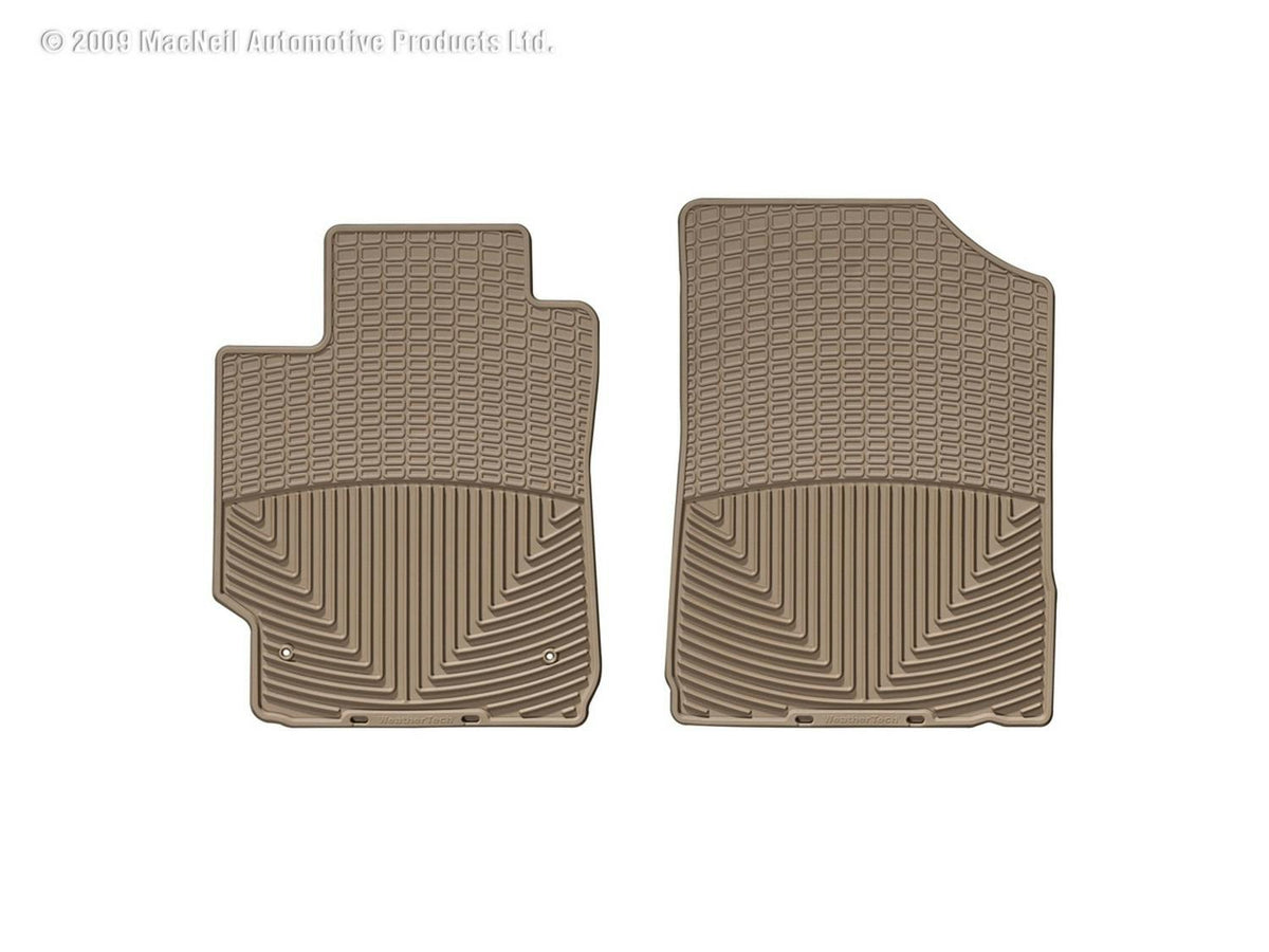 WeatherTech W71TN Front Rubber Mats Tan