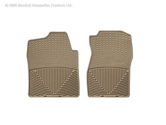 WeatherTech W72TN Front Rubber Mats Tan