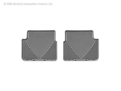 WeatherTech W80GR Rear Rubber Mats Grey