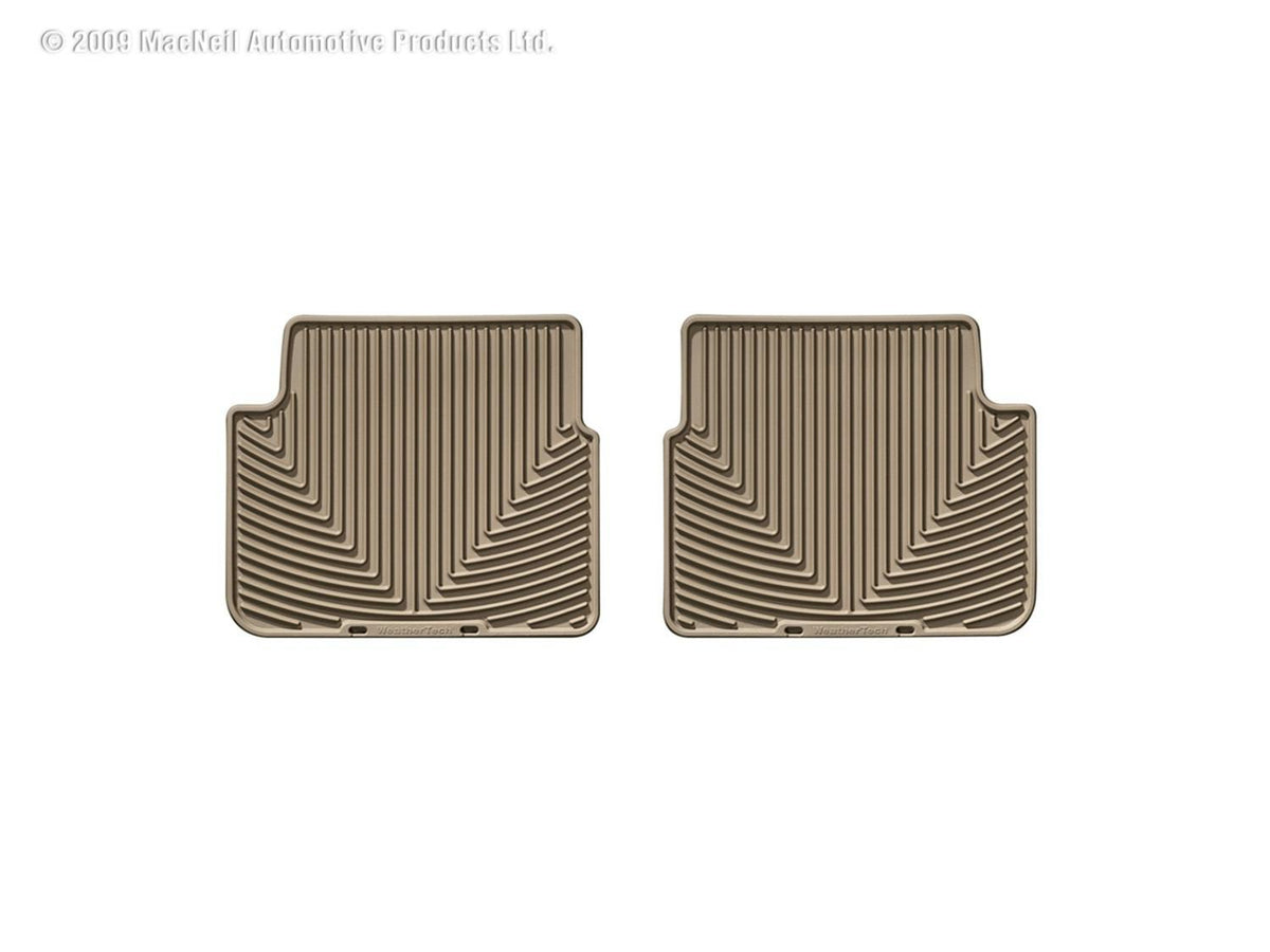 WeatherTech W80TN Rear Rubber Mats Tan