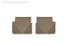 WeatherTech W80TN Rear Rubber Mats Tan