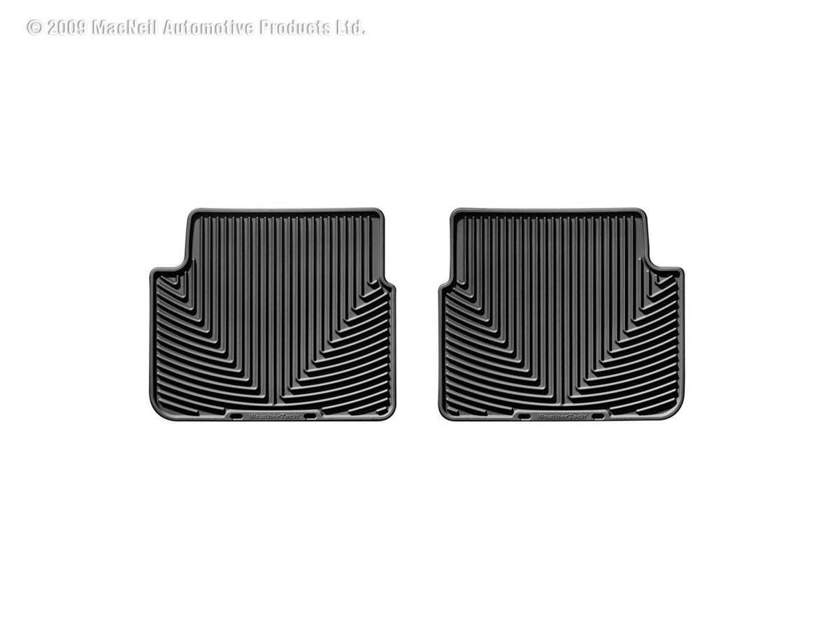 WeatherTech W80 Rear Rubber Mats Black