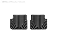 WeatherTech W80 Rear Rubber Mats Black