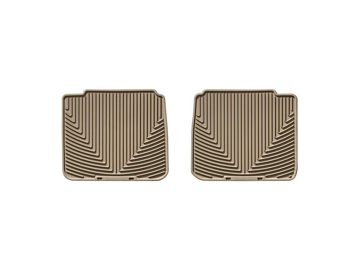 WeatherTech W85TN Rear Rubber Mats Tan