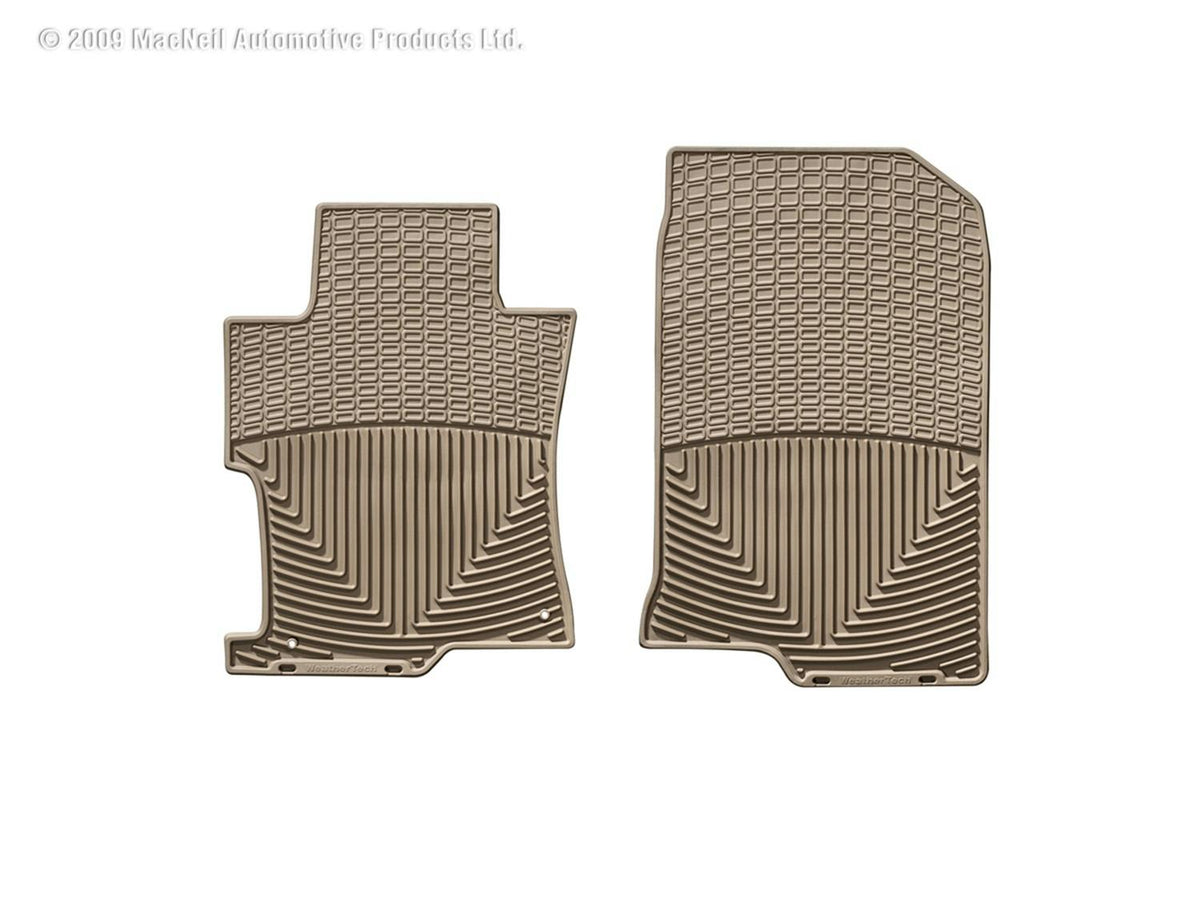 WeatherTech W94TN Front Rubber Mats Tan