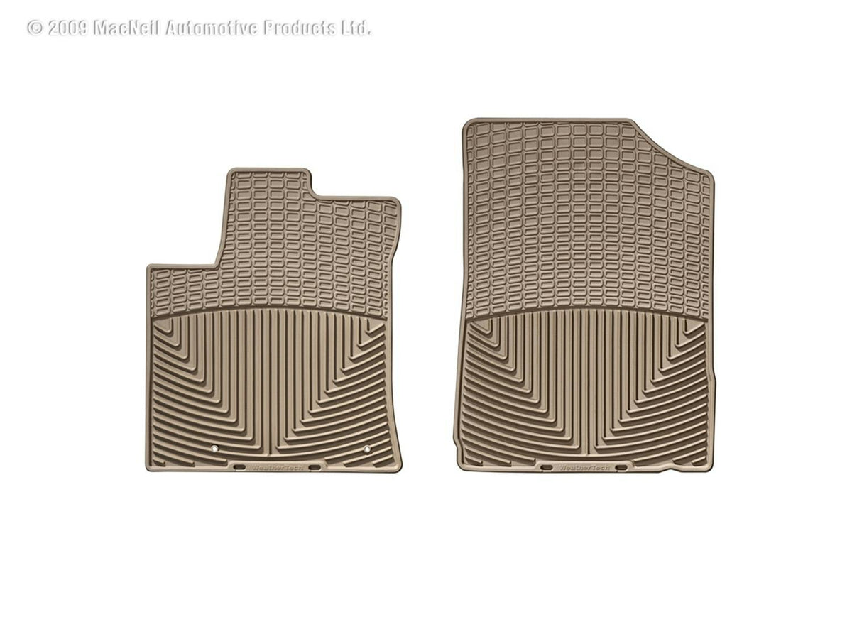 WeatherTech W96TN Front Rubber Mats Tan