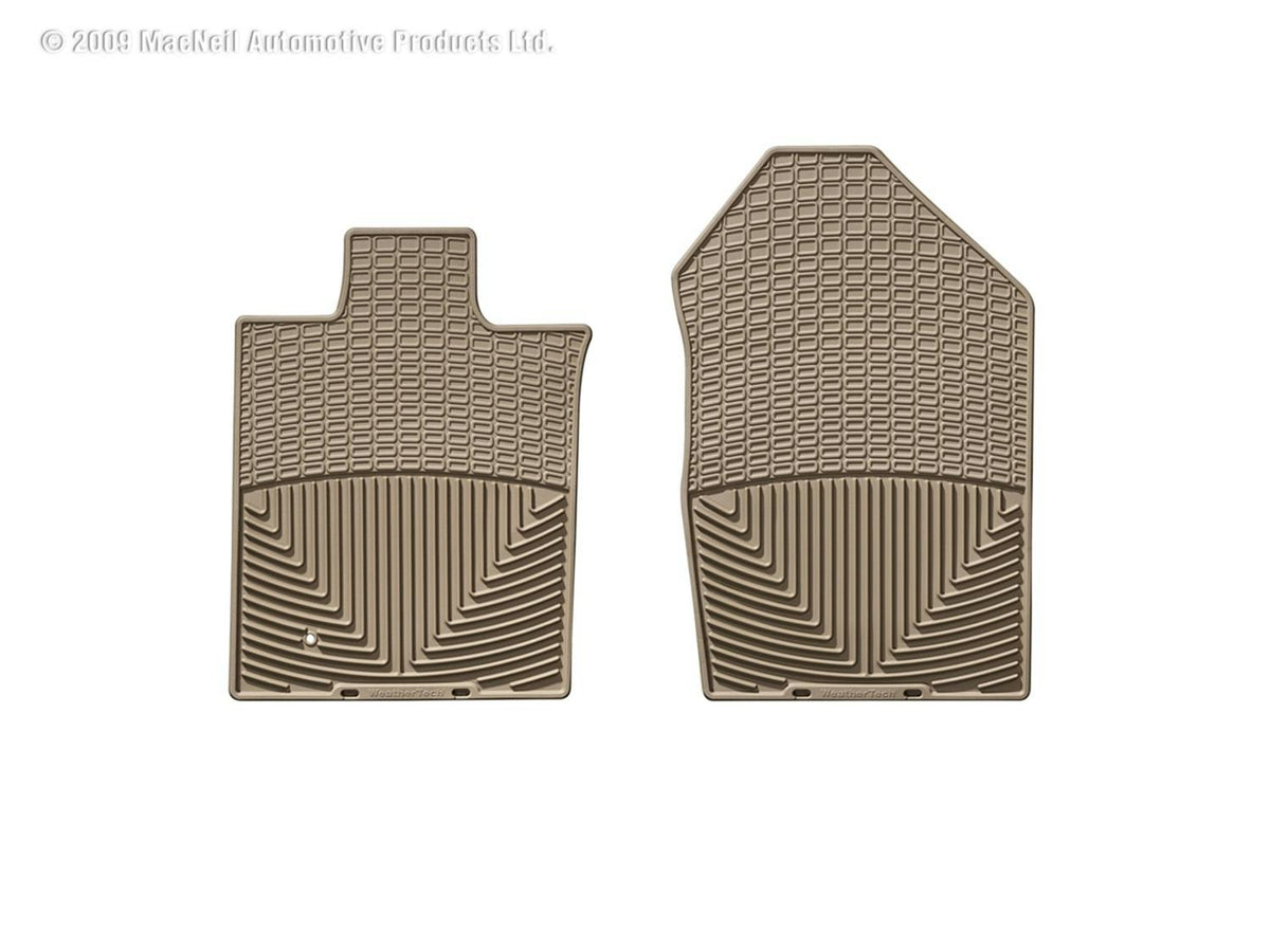 WeatherTech W97TN Front Rubber Mats Tan