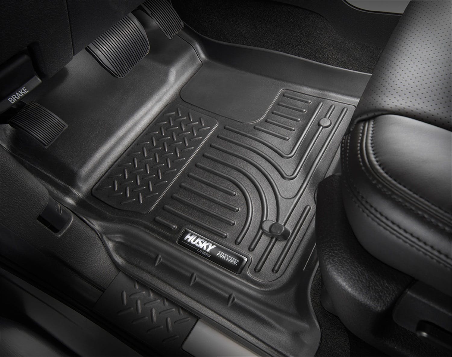Husky Liners 19291 Weatherbeater Series 3rd Seat Floor Liner Black