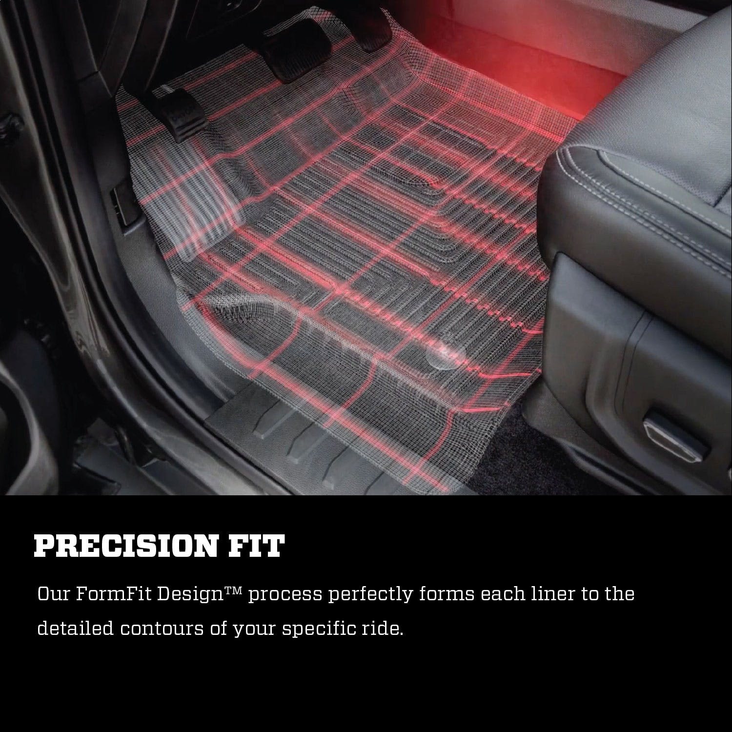 Husky Liners 53600 X-act Contour Series 2nd Seat Floor Liner Cocoa