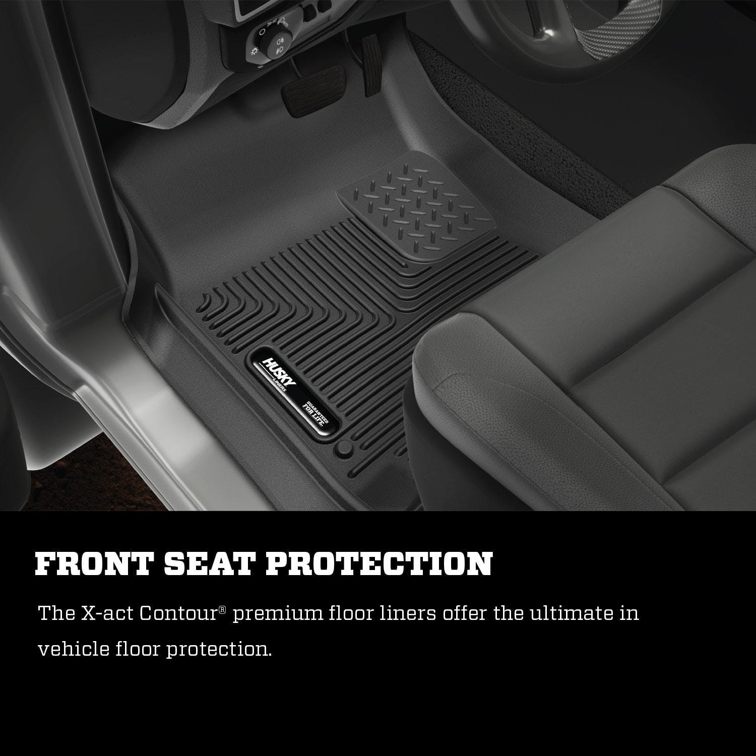 Husky Liners 53600 X-act Contour Series 2nd Seat Floor Liner Cocoa