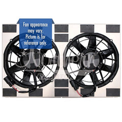 Northern Radiator Z40147 Dual 12 Inch 300W Brushless Fan/Shroud Combo