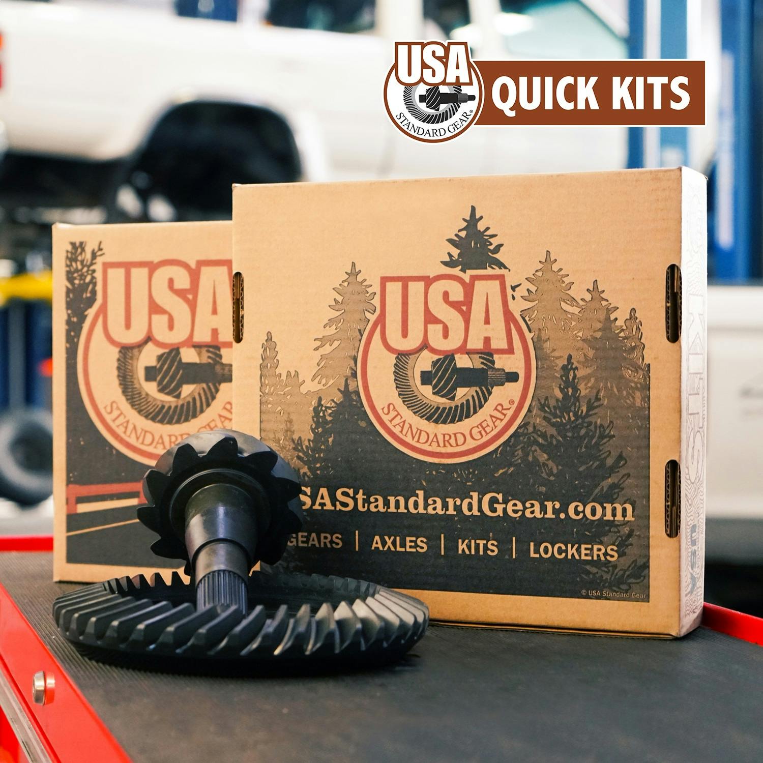 USA Standard Gear ZGK2110 11.5in. AAM 4.11 Rear Ring/Pinion Install Kit Posi 4.125in. OD Pinion Bearing
