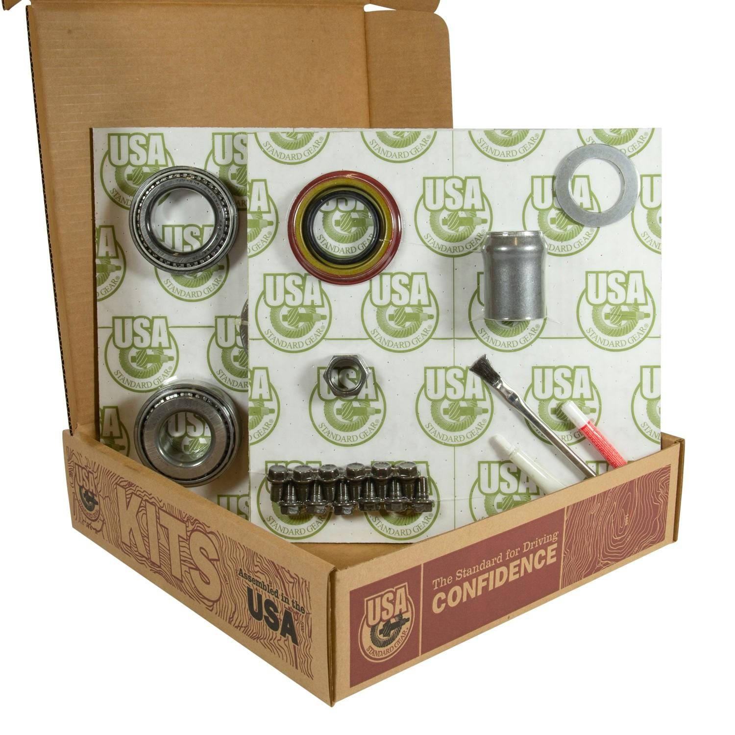USA Standard Gear ZGK2230 8.875in. GM 12T Thick 4.11 Rear Ring/Pinion Install Kit Axle Bearings/Seals