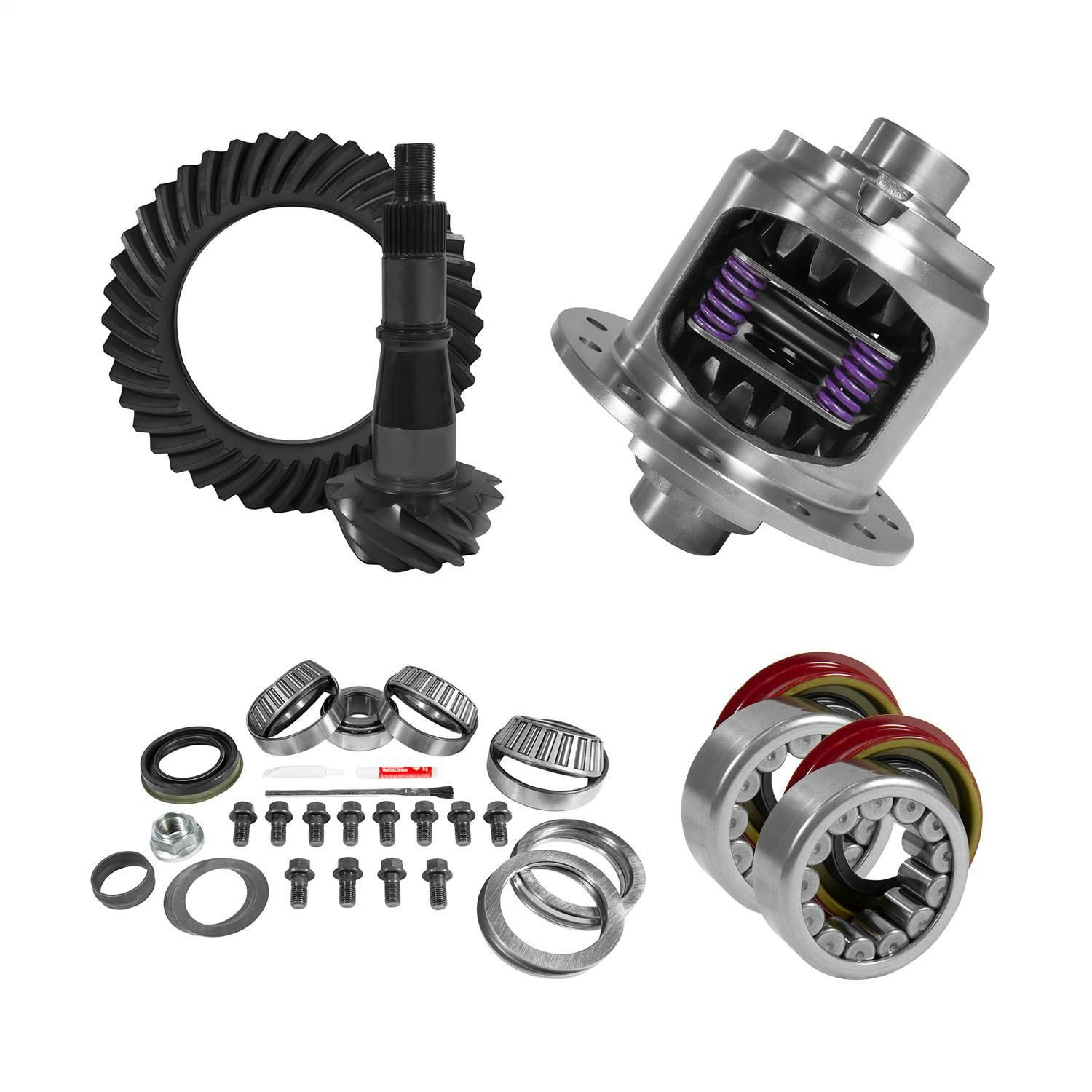 USA Standard Gear ZGK2252 9.5in. GM 3.42 Rear Ring/Pinion Install Kit 33spl Posi Axle Bearing/Seals